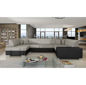 Obývací pokoj ImportWorld Rohová rozkládací sedací souprava Axelle - Berlin 01 / Soft 11 (barva potahu) - levá