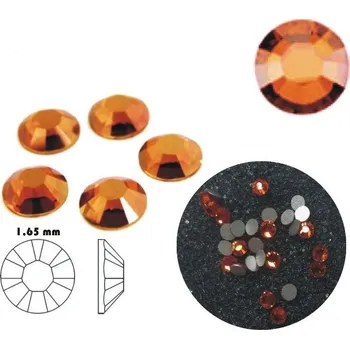 Kamínky Swarovski - Orange 1,65mm - 30 ks