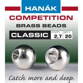Hanák Klasické mosazné hlavičky Silver 2,7mm