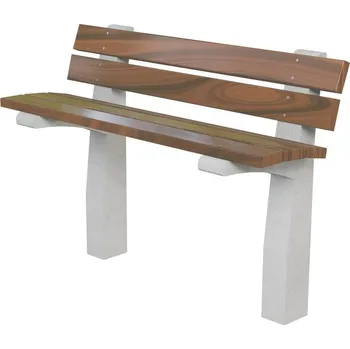 Zahradní lavice Městský mobiliář: Betonová lavička B LAV B - 150/59/108