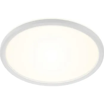 BRILONER Stropní svítidlo do koupelny, pr. 29 cm, 19 W, 2400 lm, bílé IP44 BRILO 3642-416