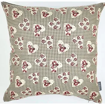 Dekorativní polštářek BYTEMA Povlak TOSCANA VALERY 17 SRDCE 45 x 45