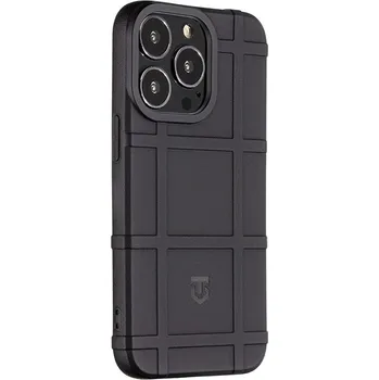 Pouzdro na mobilní telefon Kryt TACTICAL Infantry pro Apple iPhone 13 Pro - protiskluzový - gumový - černý