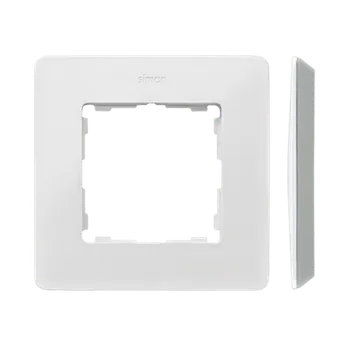 vypínač SIMON 82 Detail 8200610-230 rámeček 1 - násobný Detail ORIGINAL-premium, bílá / základna hliník