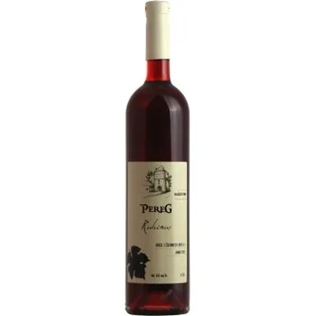 Víno Víno Rubinus rosé z černého rybízu 0.75 l alk.11 obj.% - Pereg
