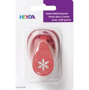 Děrovač červený 15mm - vločka