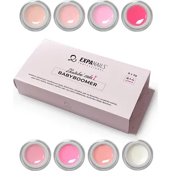 Umělé nehty UV/LED Gel make up Babyboomer- Zkušební sada I.