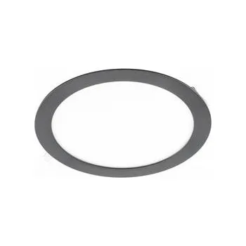 Svítidlo GTV LED svítidlo ORIS PLUS, podhledové svítidlo, 19W, černá, 3000K, 1520lm, AC220-240V, zapuštěné, IP20, 120°