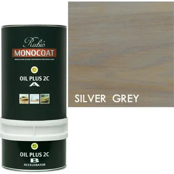 Olej na dřevo Rubio Monocoat Oil Plus 2C SILVER GREY 3,5 L