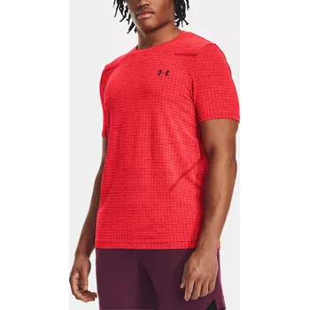 Pánské tričko Pánské funkční tričko Under Armour Vanish Grid SS-RED červené Velikost: M