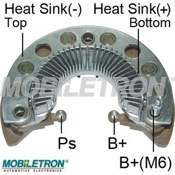 Autoelektrika Usměrňovač, generátor, 88375212745531Y, MOBILETRON, RM-222HV