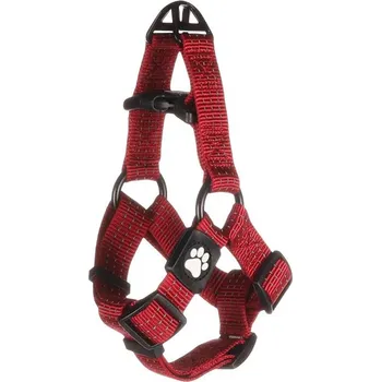 Postroj pro psa Postroj FLAMINGO Zorba červený (L) 50-70x3,2cm