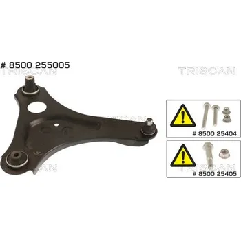 Zavěšení kol Řídicí páka, zavěšení kol TRISCAN 8500 255005
