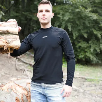 Pánské tričko TERMOVEL Pánské tričko PCE LONG černé VELIKOST: 3XL