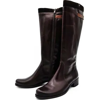 Dámské kozačky Dámské kazačky D8088 DORKING tmavě hnědé Barva: caffe, Velikost: 39