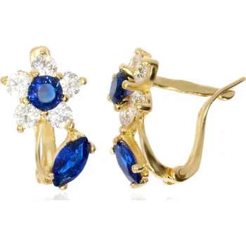 Náušnice Zlatnictví Helios Náušnice pro menší slečny- květinka