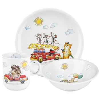 jídelní souprava Dětská sada 3 ks ČIPERNÁ ZVÍŘÁTKA, Seltmann Weiden