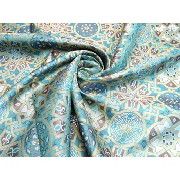 HEDVA ČESKÝ BROKÁT Luxusní brokát 160 51332 GRANADA tyrkysová | 16