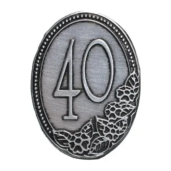 Příslušenství ke svářečce Plaketa Cínová - výročí 40