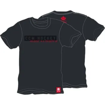 Pánské tričko CCM Triko CCM Blackout Coordinates SR, Velikost M 918428