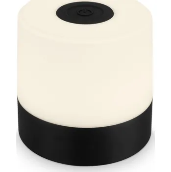 Lampička BRILONER LED nabíjecí stolní lampa, 7 cm, 2W, 150lm, černá IP44 BRILO 7461015