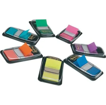 Záložka Samolepící záložky Post-it® - 25 x 43 mm, azurové