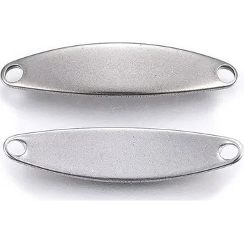 Přívěsek Přívěsek z nerezové oceli se dvěma očky-placka 25x6 mm