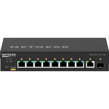 Switch NETGEAR GSM4210PD-100EUS síťový přepínač Řízený L2/L3 Gigabit Ethernet (10/100/1000) Podpora napájení po Ethernetu (PoE) Černá