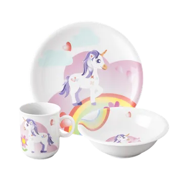 jídelní souprava Dětská sada 3 kusy COMPACT MŮJ MALÝ JEDNOROŽEC, Seltmann Weiden