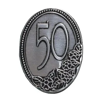 Příslušenství ke svářečce Plaketa Cínová - výročí 50