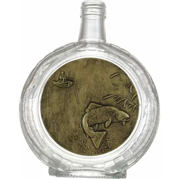 Láhev Láhev Slivovice Bricol - 0.50 bezbarevná + etiketa ryba