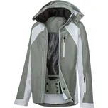 CRIVIT Dámská lyžařská bunda 10.000 mm (zelená/šedá, XS(32/34))