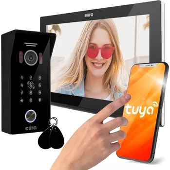 EURA VDP-99C5 VIDEODOMOFON černý, WiFi, RFID