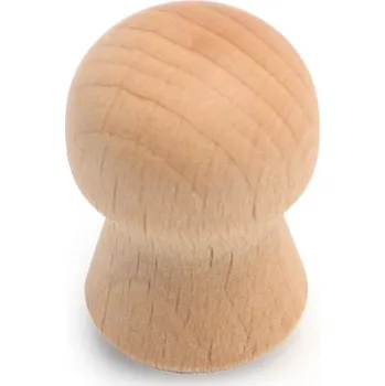 Věšák Věšák šatní dřevěný VSD1 surový BUK, pr. 20 mm