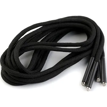 Stoklasa Oděvní šňůra s koncovkami 140 cm 2 ks černá