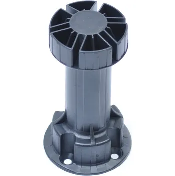 Nábytkové kování Kuchyňská nožka, H 120 mm, černá