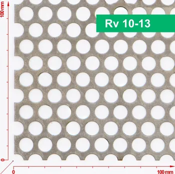 Brána výplň děrovaný plech, výška 100x350 cm FAB, pozink Typ děrovaného plechu: Rv 10-13
