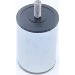 Nábytková noha 509, pr. 60 mm, H 60 mm, chrom