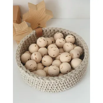 Korálek BRIMOON Hlavička 3 cm gravírovaná