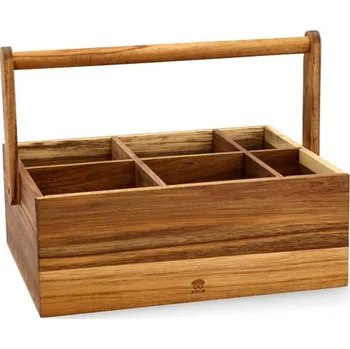 Akáciový zásobník na kuchyňské náčiní, 36,6 x 27,6 x 27,8cm - HOLM (Zásobník na kuchyňské náčiní 36,6 x 27,6 x 27,8cm, akáciové dřevo - HOLM)