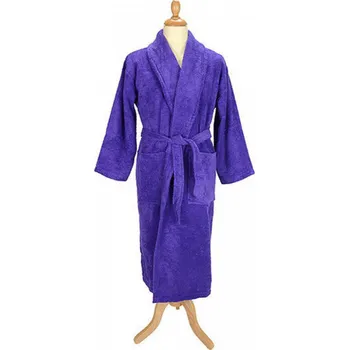 Pánský župan A&R Unisex župan s velkým límcem 400 g/m Barva: Fialová, Velikost: 3XL AR025