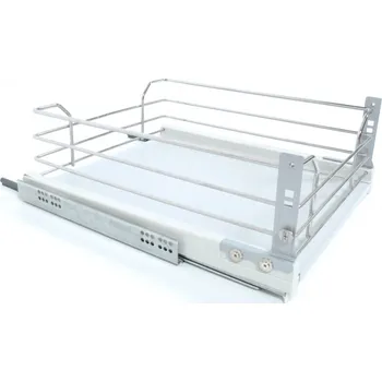 Nábytkové kování Zásuvka s dřevěným dnem INOXA 500, s tlumením