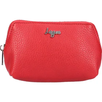 Peněženka Dámská kožená peněženka s klíčenkou Lagen Leaura Laura - červená