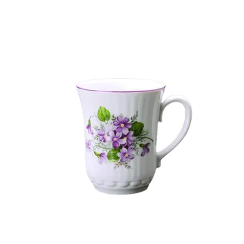 Český porcelán a.s. Derby 250 ml, fialky Český porcelán a.s. Derby 250 ml, fialky
