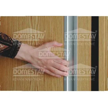 Stavební profil Úchytkový narážecí profil UKW-6, 3,5 m, hliník