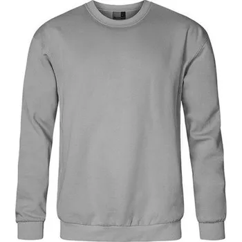 Pánská mikina Bavlněná pánská mikina přes hlavu Promodoro 320 g/m Barva: šedá popelavá melír, Velikost: XL E5099N