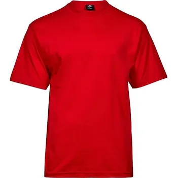 Pánské tričko Tee Jays Měkčené tričko Sof Tee z bavlny s dlouhým vláknem Barva: červená, Velikost: S TJ8000