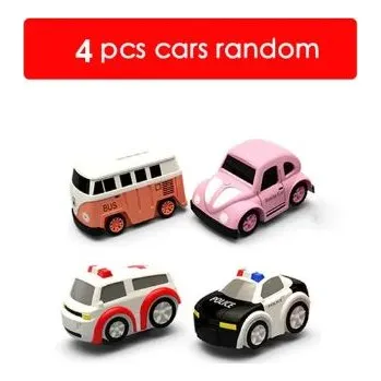 Dřevěná hračka Čína Vzdělávací dobrodružná autodráha Varianta: 4 ks náhradních autíček