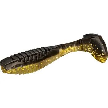 Rybářský háček Delphin Gumová nástraha KARMA UVs 8cm MudGold 5ks