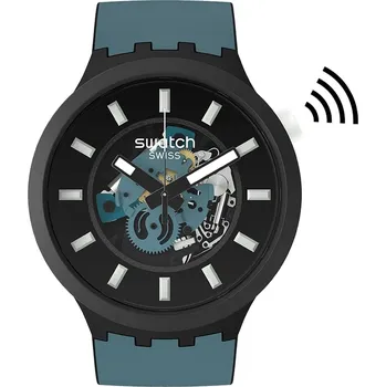 Módní doplněk Hodinky Swatch Bioceramic Night Trip Pay SB03B111-5300